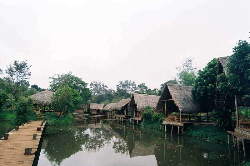 Không gian yên bình tại khu du lịch Ako Dhong