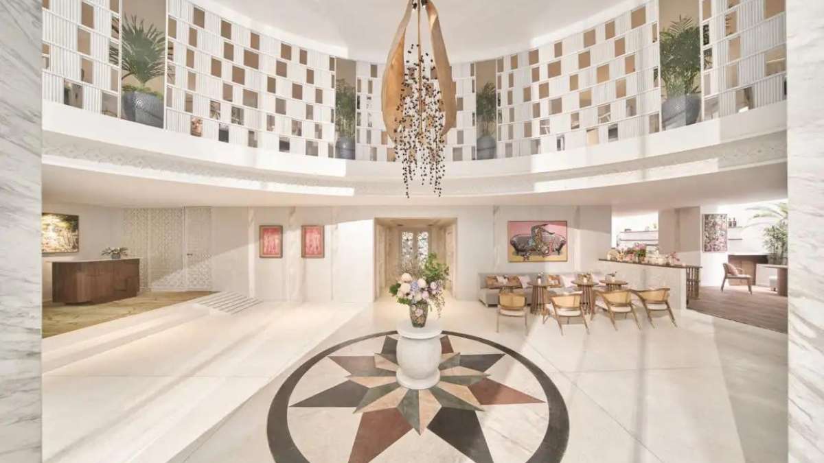 Không gian sảnh chờ của Silverland Mây Hotel