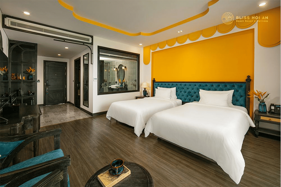 Bliss Hoi An Beach Resort & Wellness phòng Deluxe Double Or Twin Ocean View