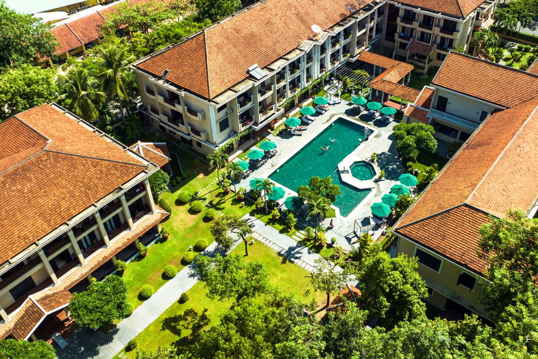 Hoi An Historic Hotel nhìn từ trên cao