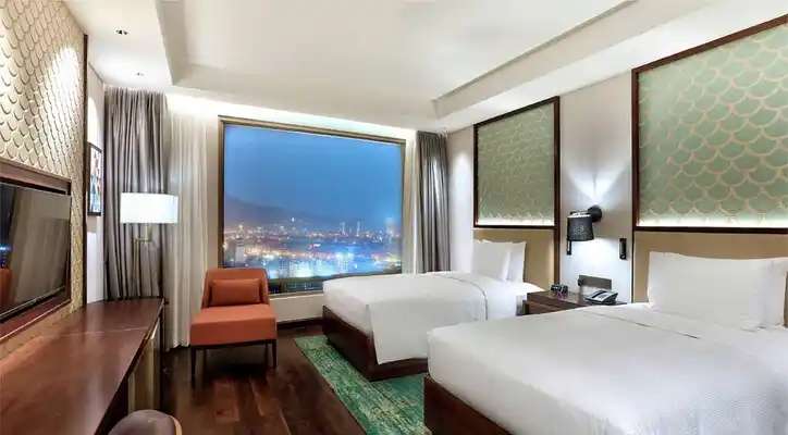 Không gian Twin Guest Ocean View tại Hilton Da Nang