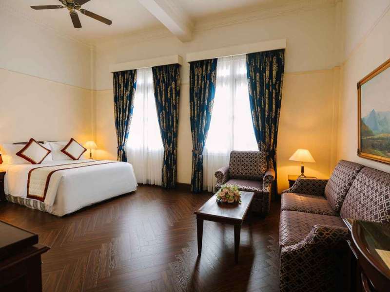 Phòng ngủ Deluxe 1 giường đôi tại Du Parc Hotel Dalat
