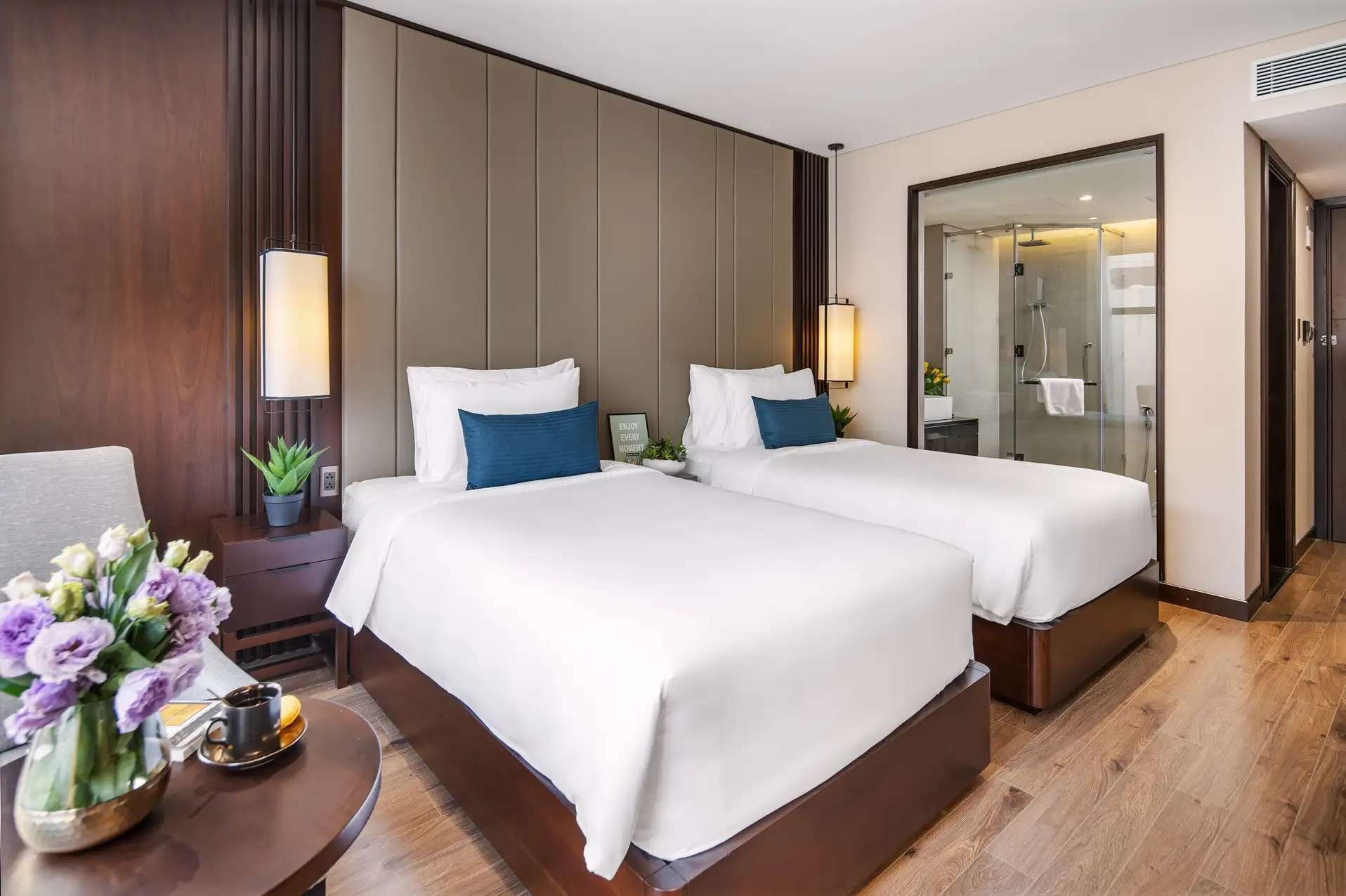 Premier Deluxe Twin With Partial,sea View tại Minh Toan SAFI Ocean Hotel
