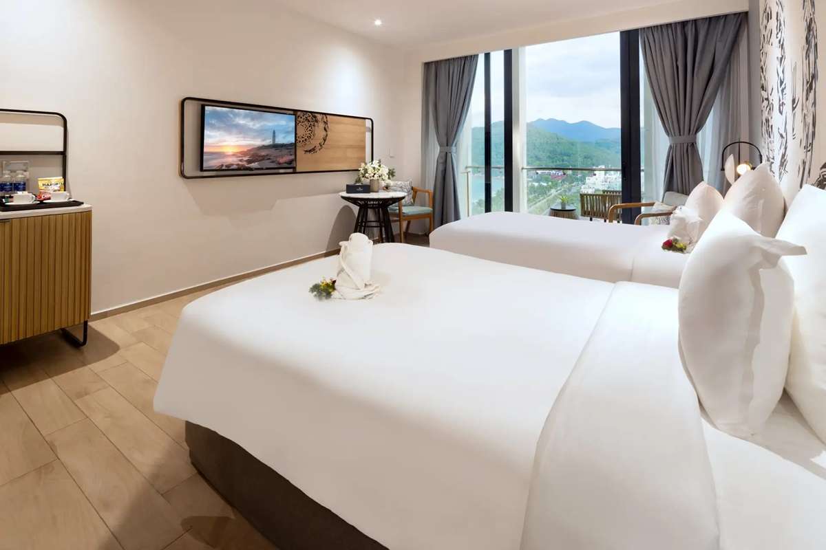 Phòng Premier Twin Ocean View tại Anya Premier Hotel Quy Nhon