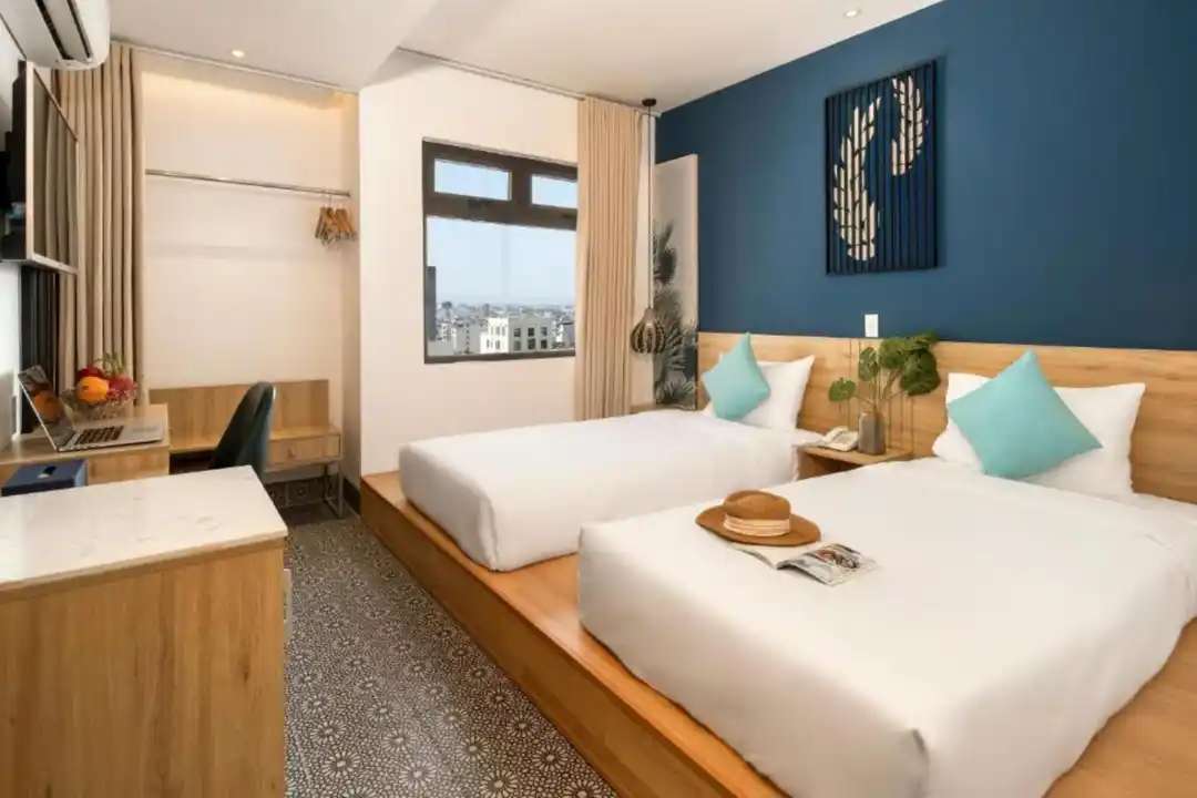 Bella Merry Hotel phòng Deluxe Twin