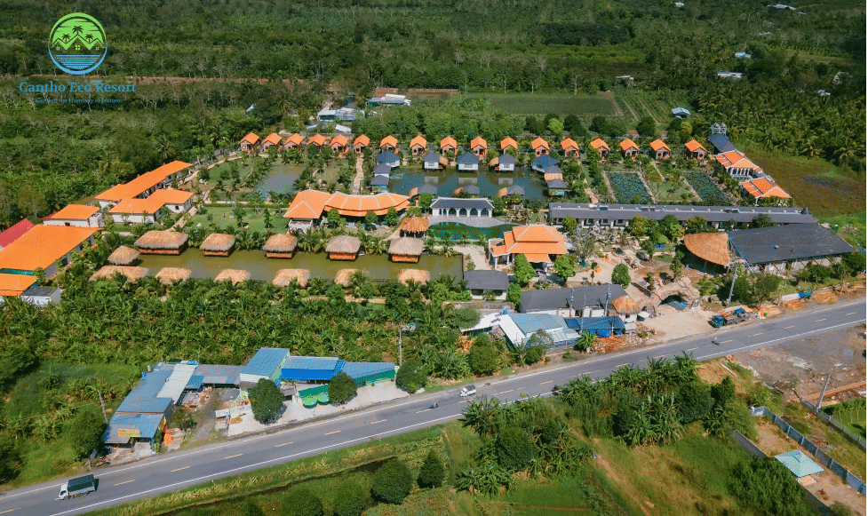 Ảnh Cantho Eco Resort nhìn từ bên ngoài