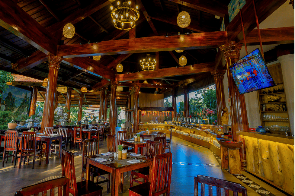 Cantho Eco Resort nhà hàng trung tâm