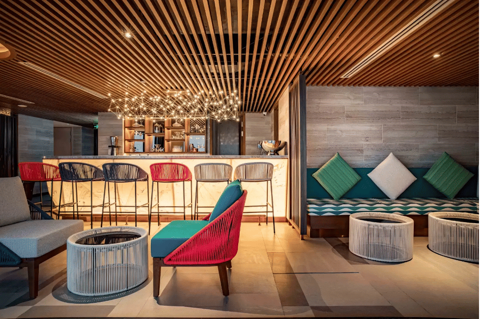 Quán bar và café ở sảnh tại Radisson Hotel Danan
