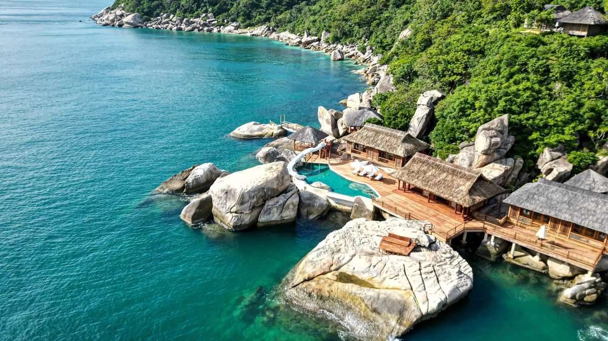 Quang cảnh Six Senses Ninh Van Bay