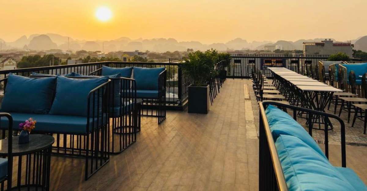 Coffee sân vườn tại Lalita Boutique Hotel & Spa Ninh Binh