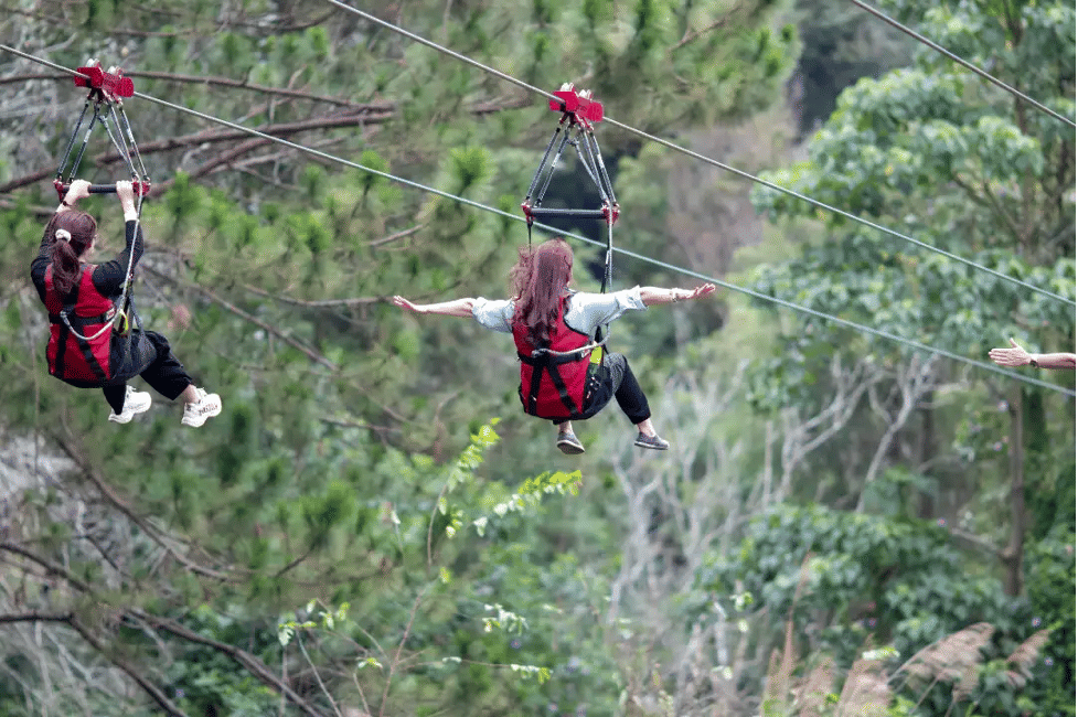 Vé trượt Zipline Đà Lạt Datanla 1500m