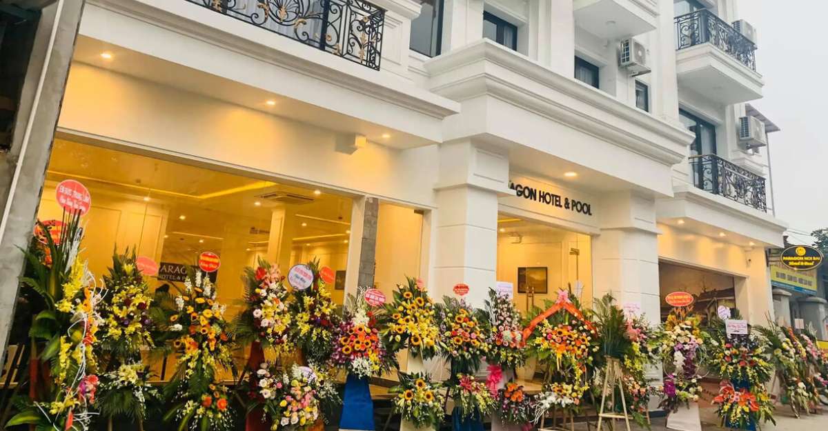 Ảnh Paragon Noi Bai Hotel and Pool nhìn từ bên ngoài