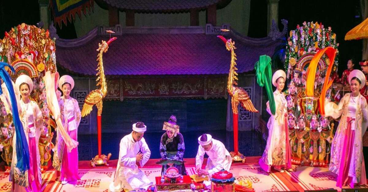 Những vở múa rối tái hiện lại các câu chuyện cổ tích