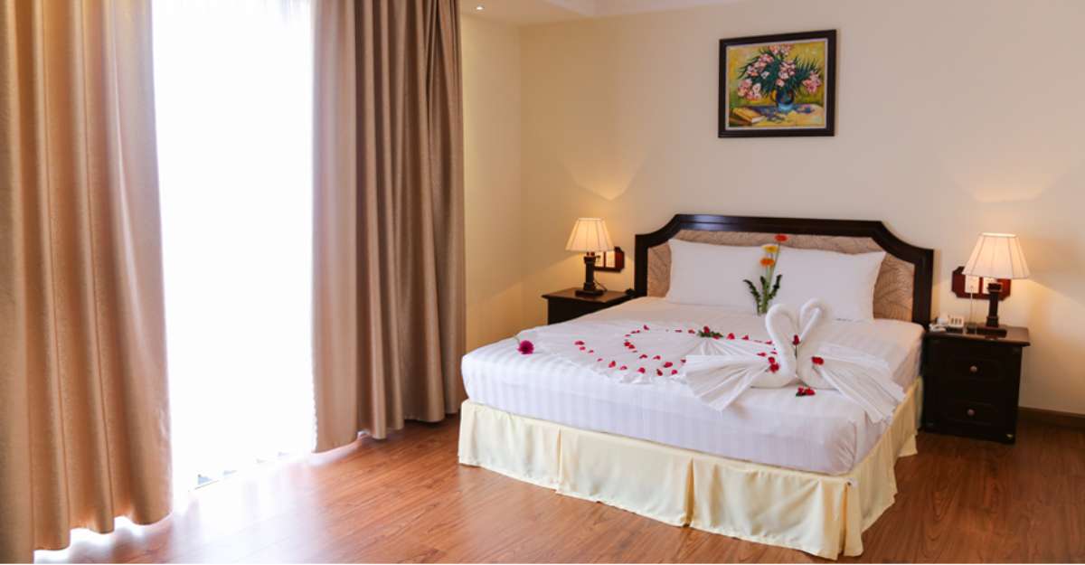 Iris Dalat Hotel phòng Deluxe Double With Balcony