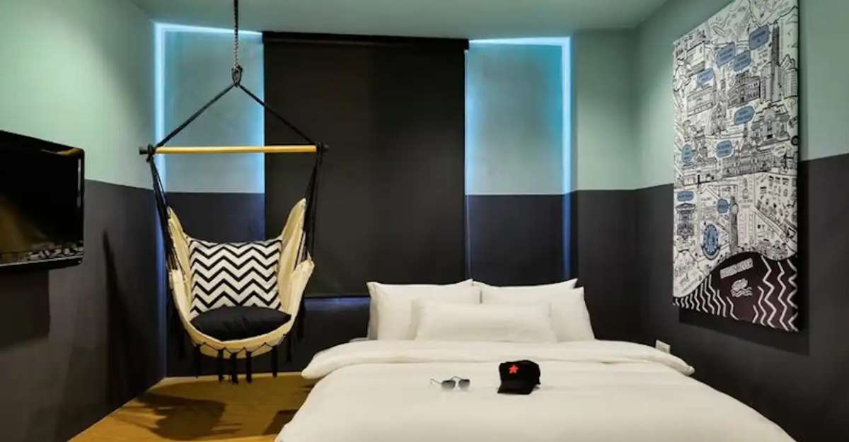 Phòng Cozy Double tại The Hammock Hotel Fine Arts Museum