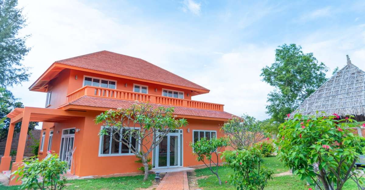 Không gian yên tĩnh của Full Moon Village Resort