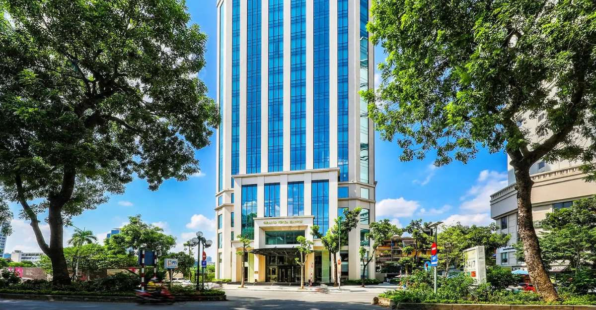 Hình ảnh Grand Vista Hanoi nhìn từ bên ngoài