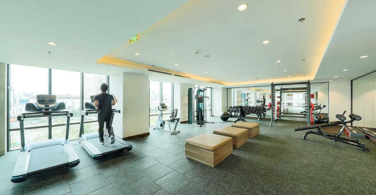 Phòng gym tại Grand Vista Hanoi