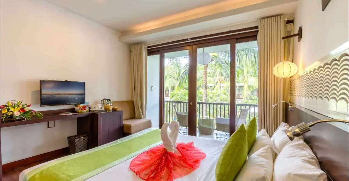 Deluxe Room Garden River Pool tại Emerald Hoi An Riverside Resort