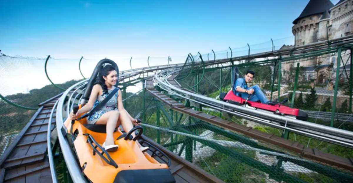 Những trò chơi mạo hiểm hấp dẫn tại Bà Nà Hills