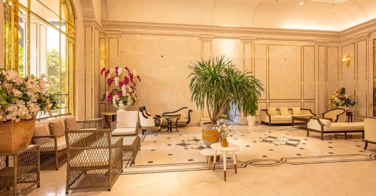 Không gian sảnh chờ tại  Cozrum Homes - Sonata Residence - Không gian quý phái