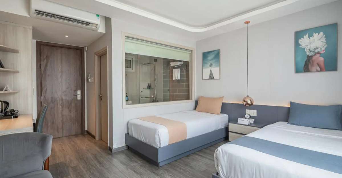 Deluxe Twin Bed tại Cozrum Homes - Sonata Residence