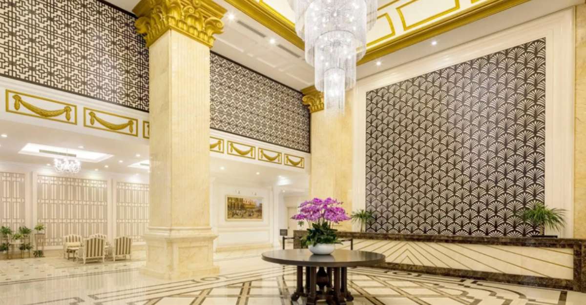 Khu vực sảnh chờ của Melia Vinpearl Phu Ly