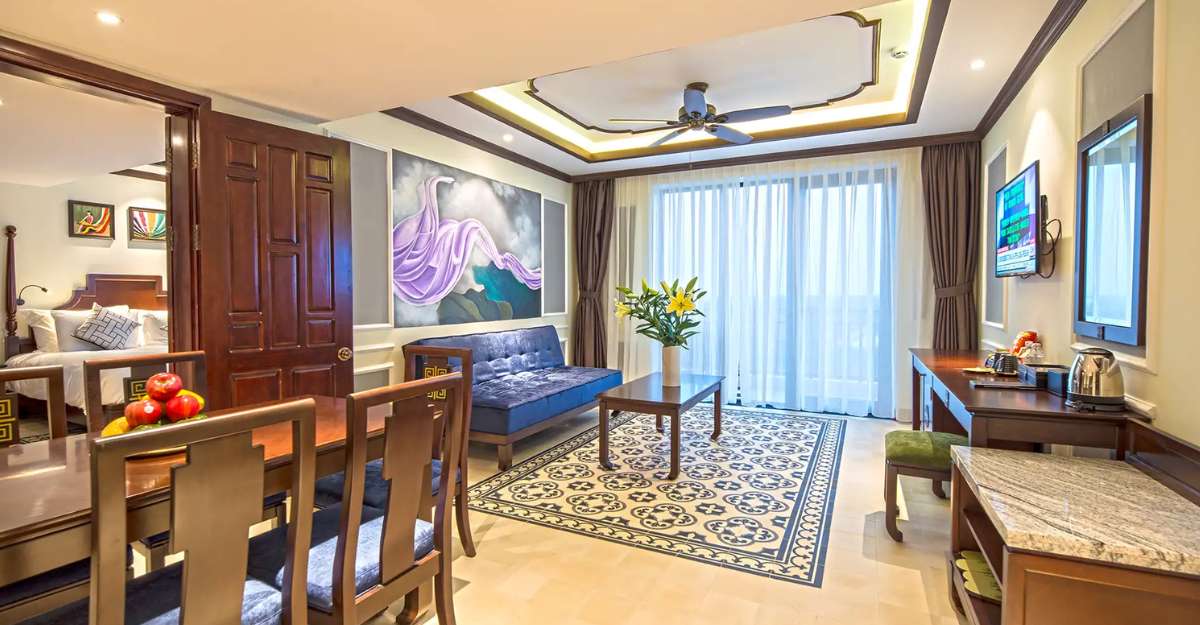 Phòng Trendy Grand Suite tại Mulberry Collection Silk Village