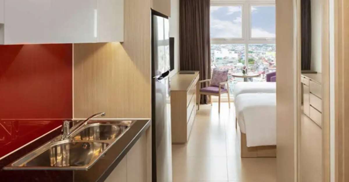 Studio apartment with 2 single beds tại Mercure Hải Phòng