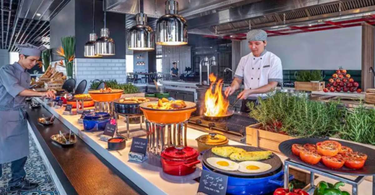 Mercure Hải Phòng nhà hàng Flame Grill & Bar