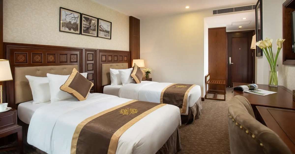 Phòng Deluxe Twin tại Rex Hanoi Hotel