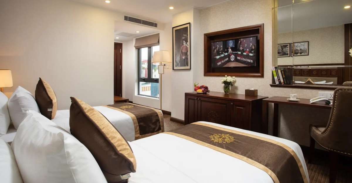 Phòng Premier Deluxe Twin tại Rex Hanoi Hotel