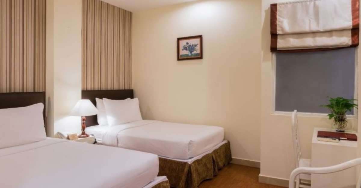 Không gian phòng Cosy Twin tại Asian Ruby Center Point Hotel