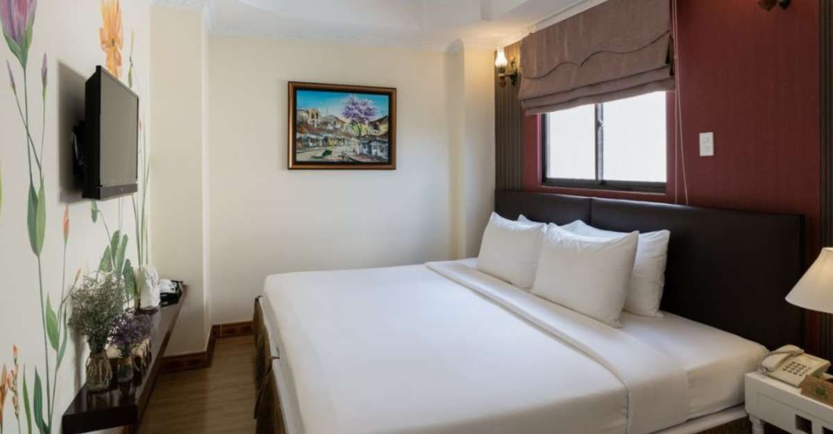 Không gian phòng Comfy Double tại Asian Ruby Center Point Hotel