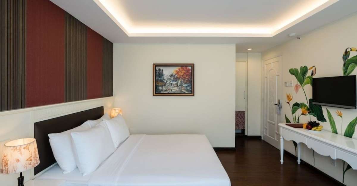 Không gian phòng Executive Double 1 Queen Bed tại Asian Ruby Center Point Hotel