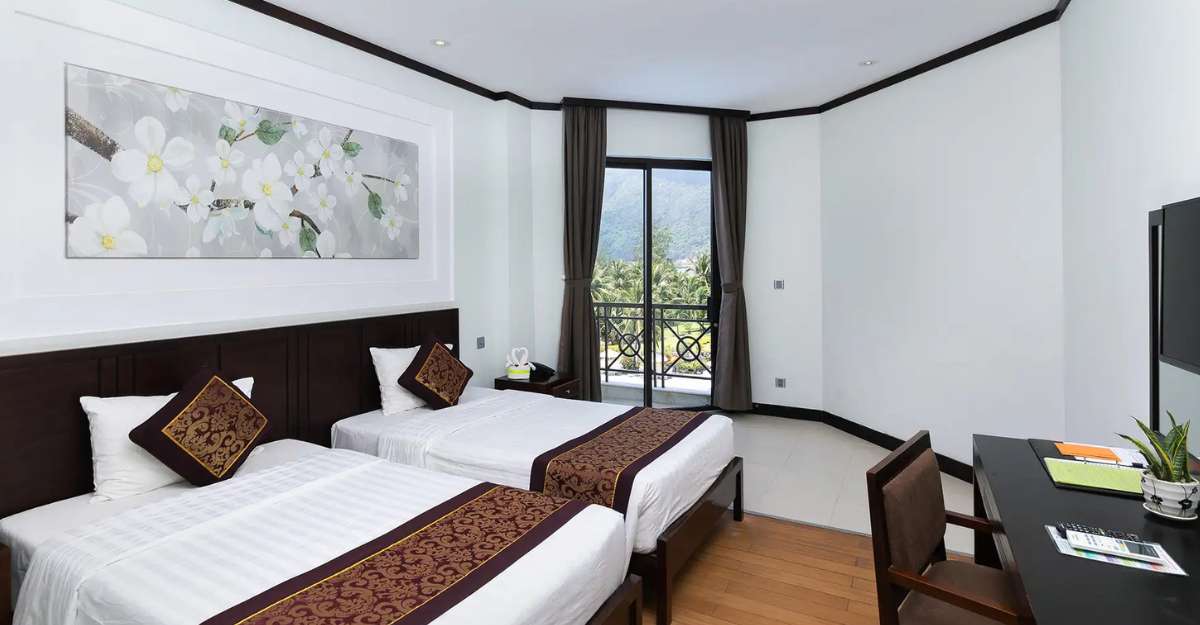 Phòng Deluxe Corner Twin tại Con Dao Resort