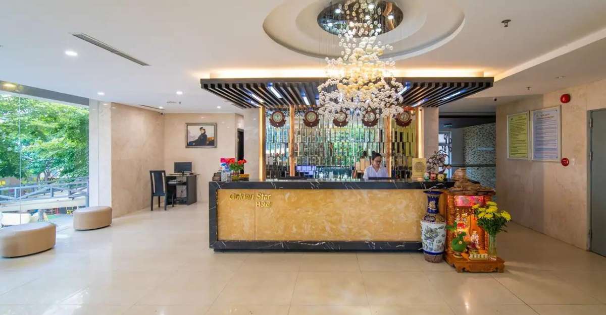 Sảnh chờ Golden Star Hotel Đà Nẵng