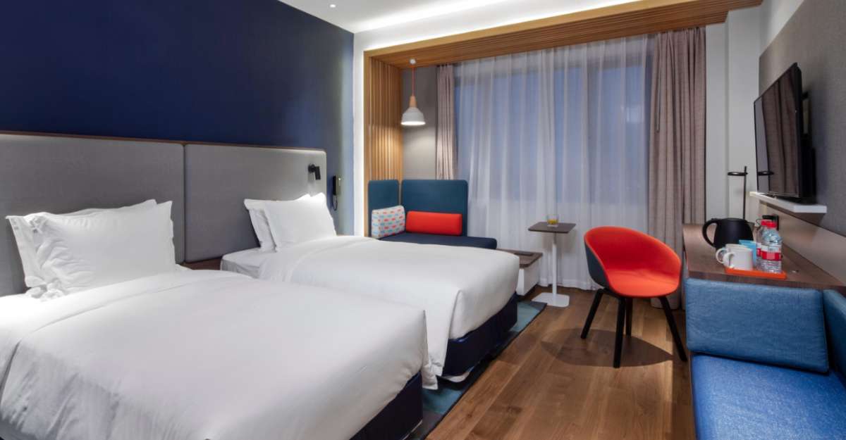 Phòng Twin 2 Single Beds Standard Courtyard View