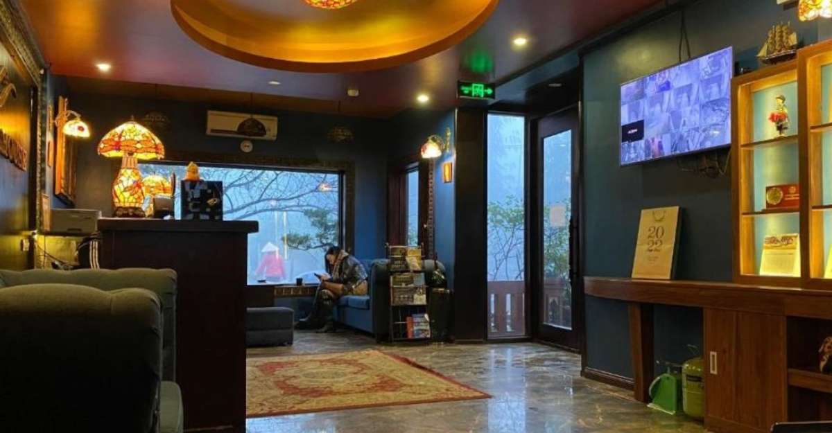 Không gian sảnh chờ tại Sapa House Hotel