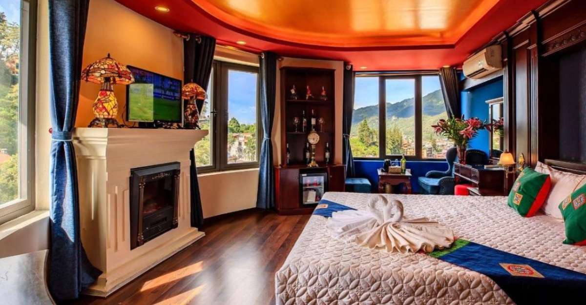 Không gian phòng Junior Suite Mountain View tại Sapa House Hotel