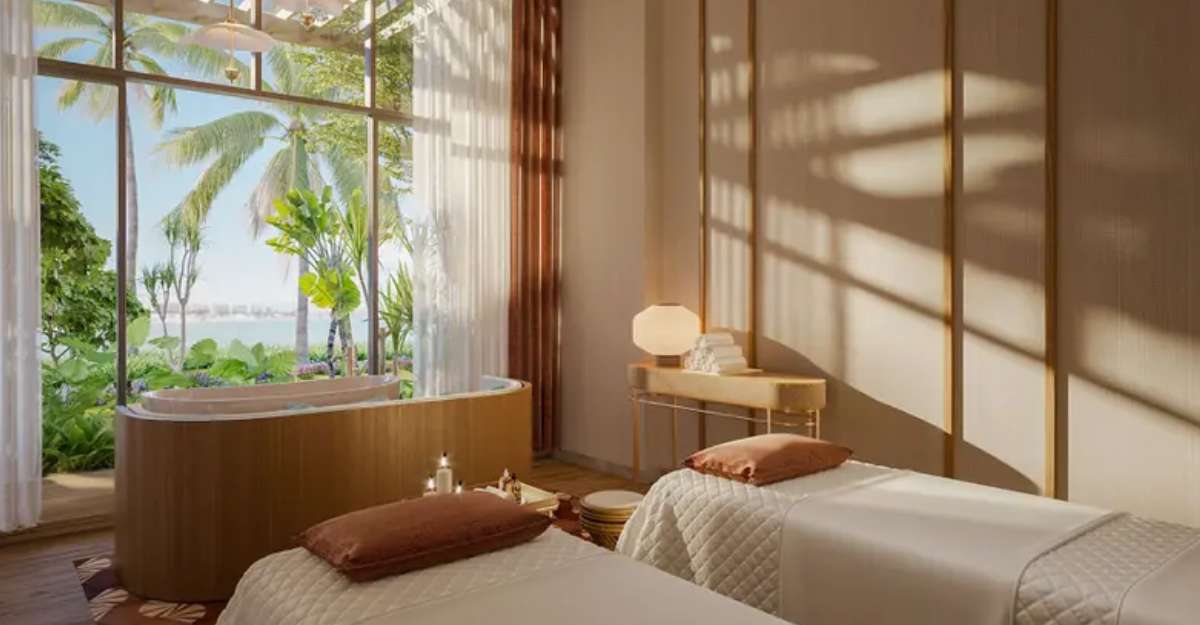 Angsana Quan Lan với không gian Angsana Spa đón nắng