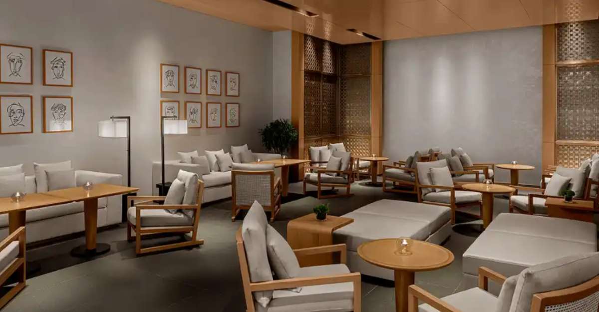Phòng Monogram Lounge đặc biệt dành cho hạng phòng Suite trở lên tại Shilla Monogram Quangnam Danang