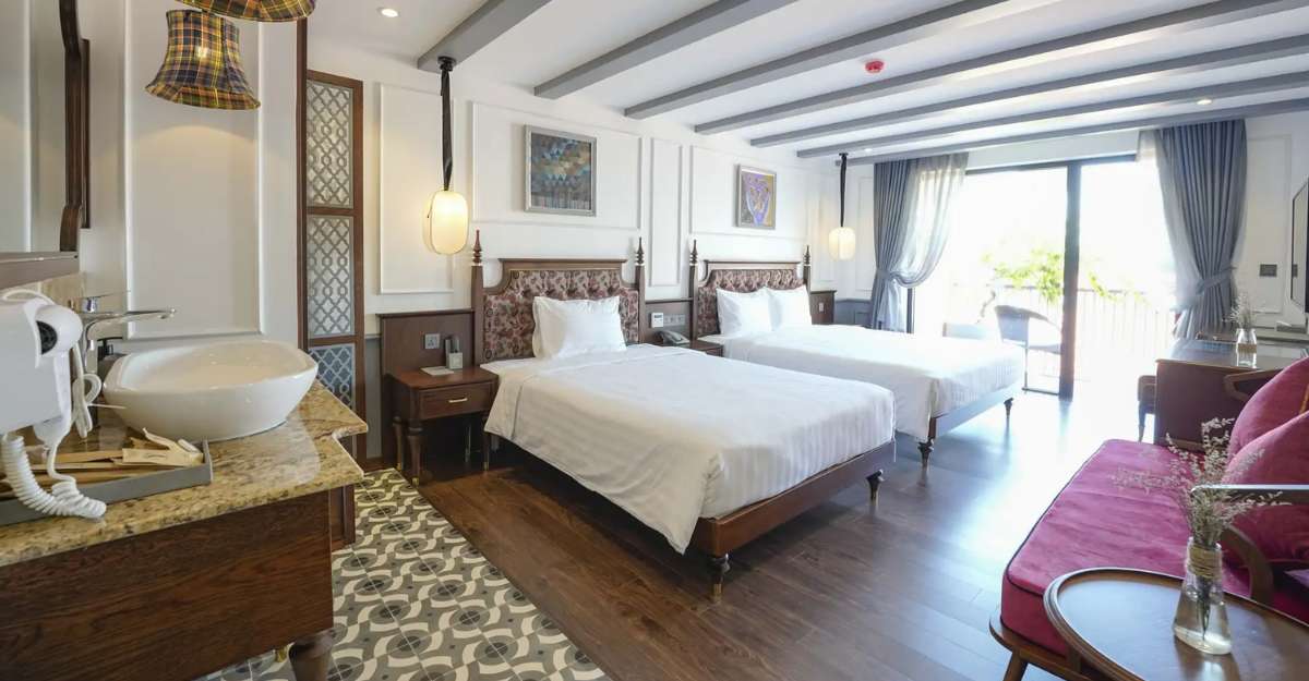 Son Hoi An Boutique Hotel And Spa phòng Deluxe Triple