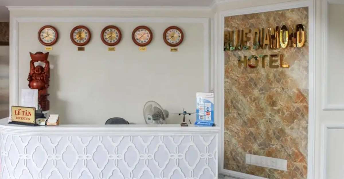 Khu vực sảnh chờ của Blue Diamond Hotel (Airport)