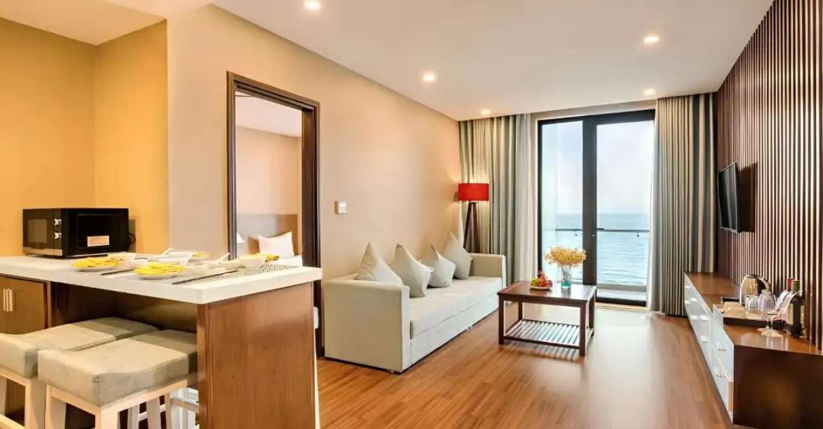 Phòng Apartment Two Bedroom tại Yarra Ocean Suites Danang