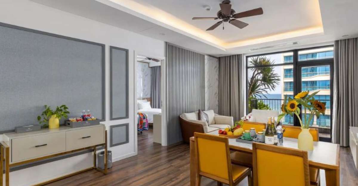 Chi House Danang phòng Penthouse Two Bedroom Apartment Ocean View
