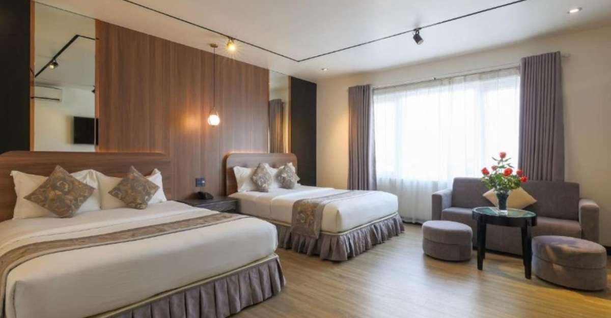 Không gian phòng Family Suite tại Rosaleen Boutique Hotel Hue