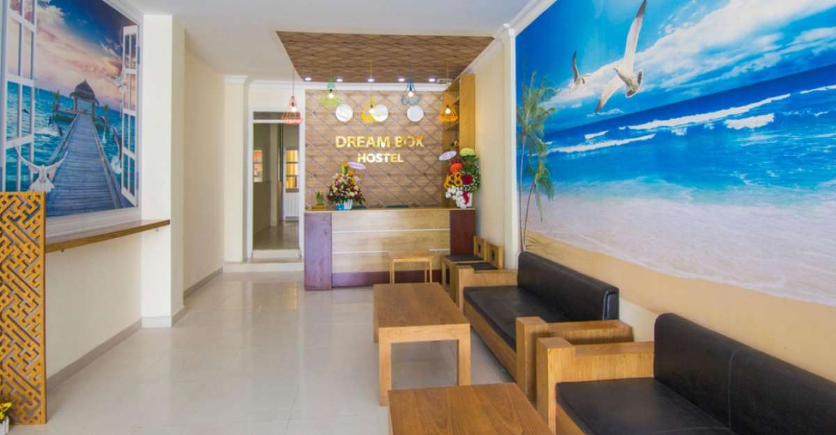 Sảnh chờ của Dream Box Hostel
