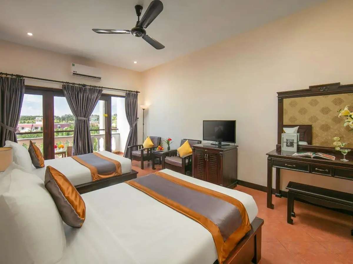 Phòng Deluxe Twin Ocean View tại Sea Lion Beach Resort & Spa