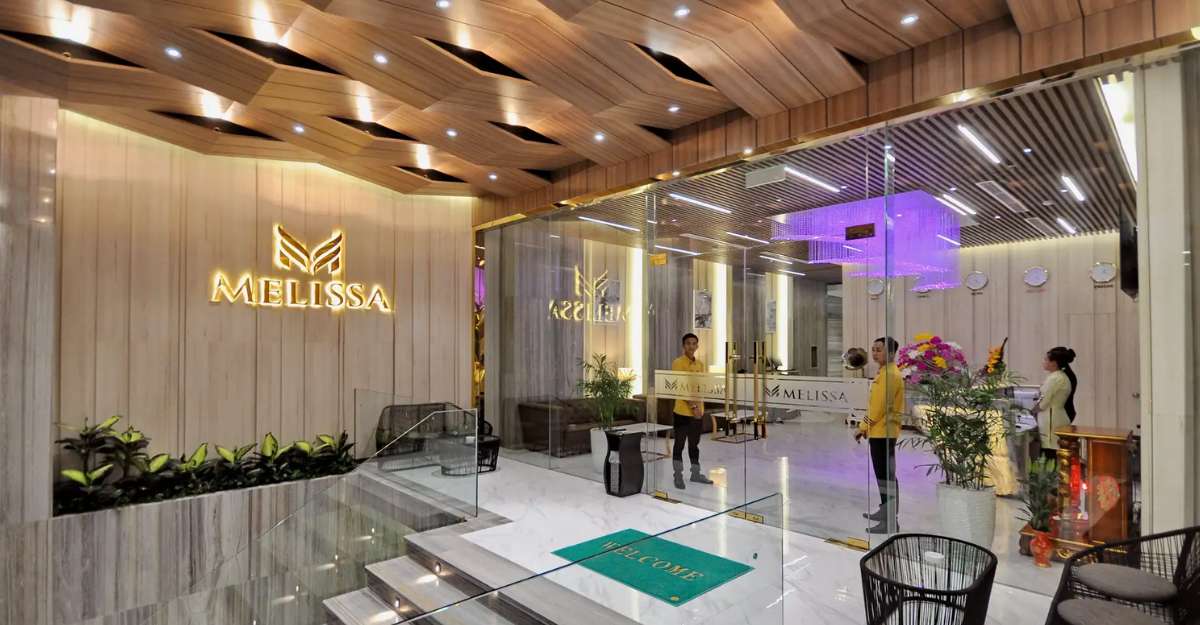 Sảnh đón khách tại Melissa Hotel Nha Trang